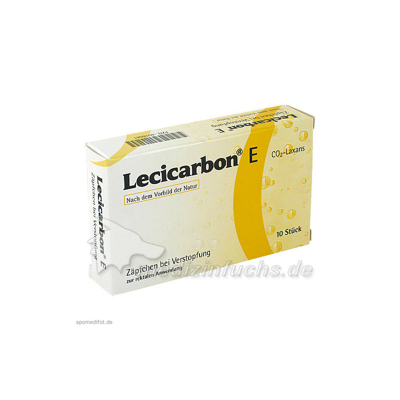 Lecicarbon E CO2-Laxans, 10 ST – PZN 4018681