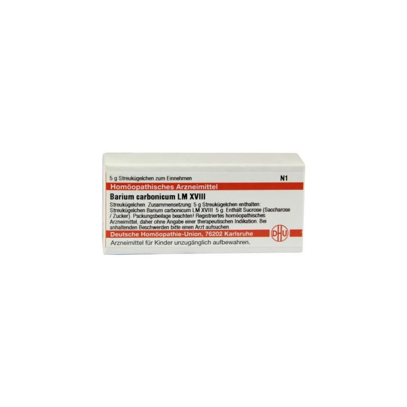 Lm Barium Carbonicum Xviii Globuli (5 g) – PZN 2658761