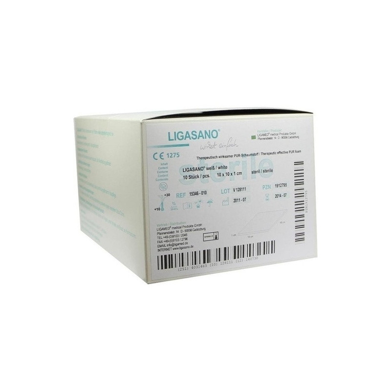 LIGASANO Kompressen steril 10x10x1cm, 10 ST – PZN 1912795