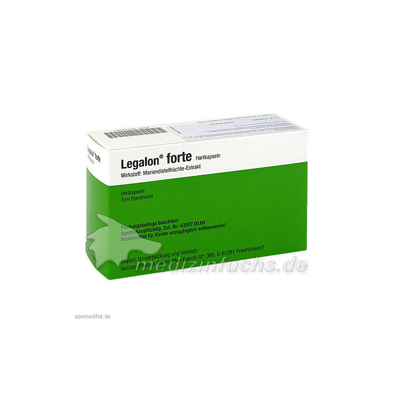 Legalon 140mg Kapseln, 100 ST – PZN 5126527