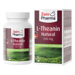 L-theanin Natural 250 mg Kapseln Zeinpharma (90 stk) – PZN 13251465
