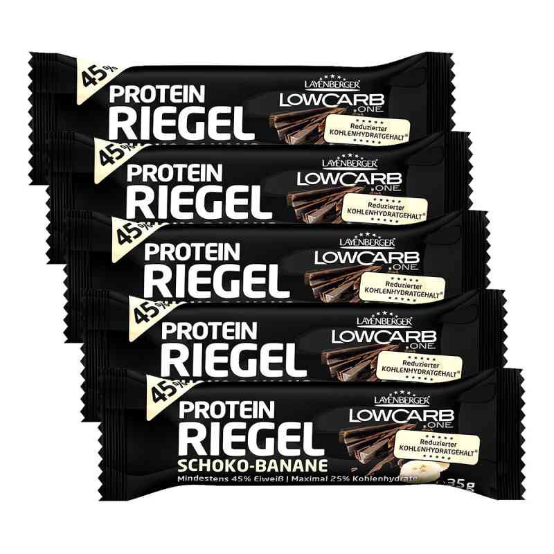 Layenberger Lowcarb.one Protein-riegel Schoko-ban. (5x35 g) – PZN 8100458