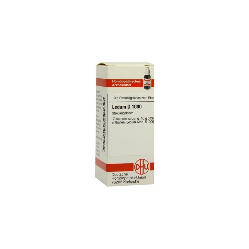 Ledum D 1000 Globuli (10 g) – PZN 7457777