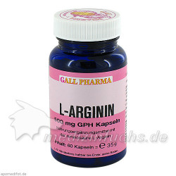 L-Arginin 500mg GPH Kapseln, 60 ST – PZN 1397873