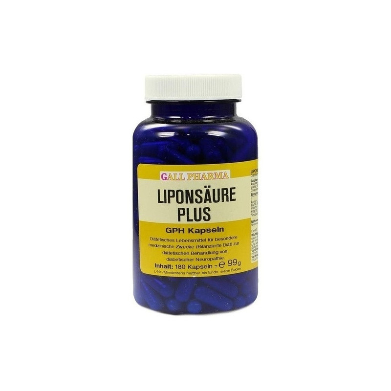 Liponsäure plus Kapseln, 180 ST – PZN 694439