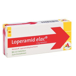 Loperamid elac 2mg Tabletten, 10 ST – PZN 236464