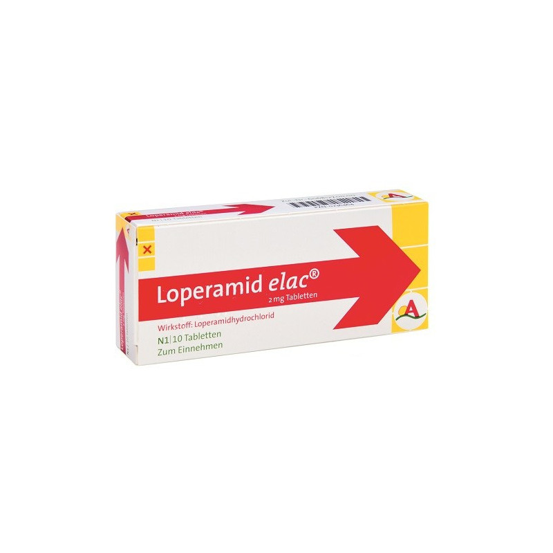 Loperamid elac 2mg Tabletten, 10 ST – PZN 236464