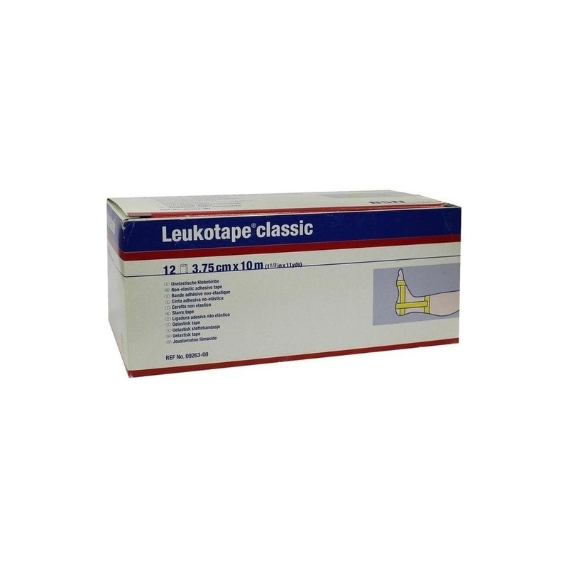 LEUKOTAPE Classic 3.75cmx10m gelb, 12 ST – PZN 669536