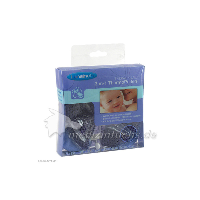 Lansinoh THERA PEARL 3-in-1 ThermoPerlen, 2 ST – PZN 281358