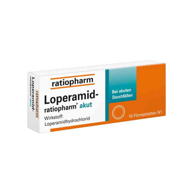 Loperamid-ratiopharm akut 2mg (10 stk) – PZN 251191
