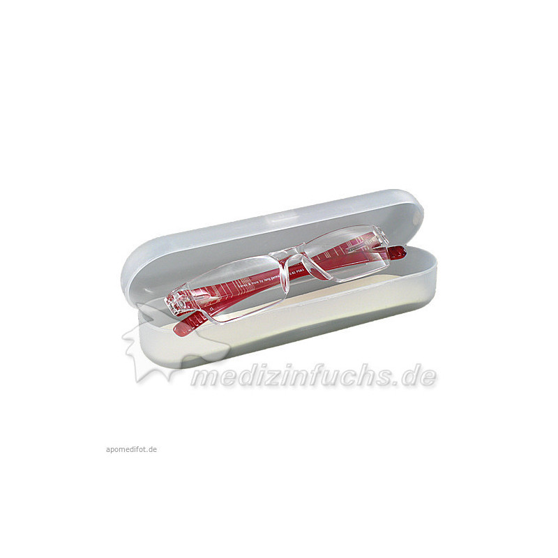 Lesebrille 2.5 dpt himbeer unisex +Hartschalenetui, 1 ST – PZN 9307668