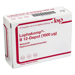 Lophakomp B 12 Depot 1000 [my]g Injektionslösung (10X2 ml) – PZN 4777955