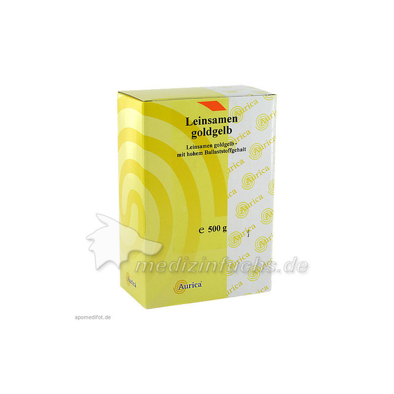 Leinsamen goldgelb Aurica, 500 G – PZN 7321629