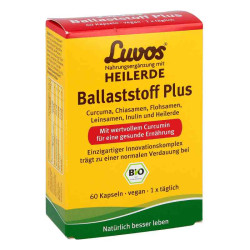 Luvos Heilerde Bio Ballaststoff Plus Kapseln (60 stk) – PZN 13780778