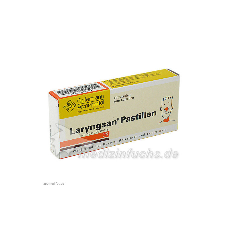 Laryngsan Pastillen, 20 ST – PZN 2180236