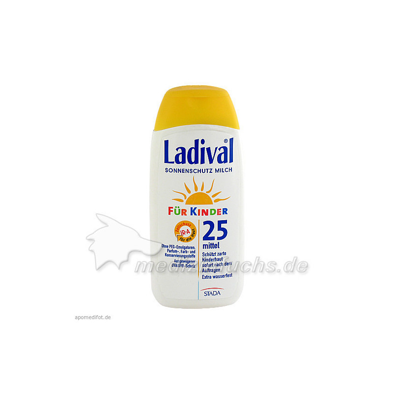 Ladival Kinder Sonnenmilch LSF25, 200 ML – PZN 3375143
