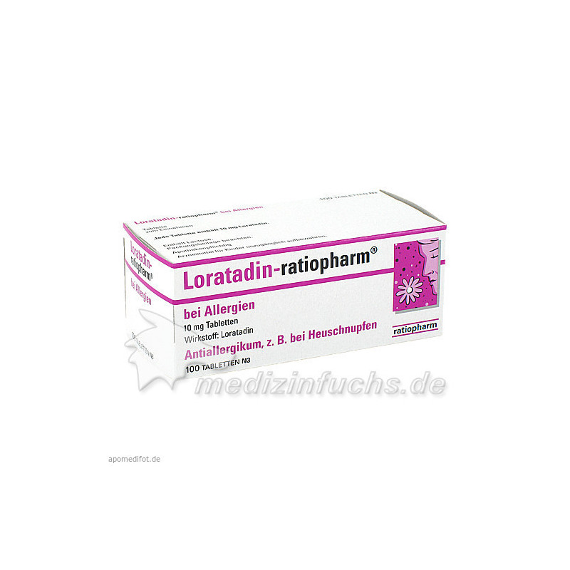 LORATADIN ratiopharm b.Allergien Tabletten, 100 ST – PZN 4852177
