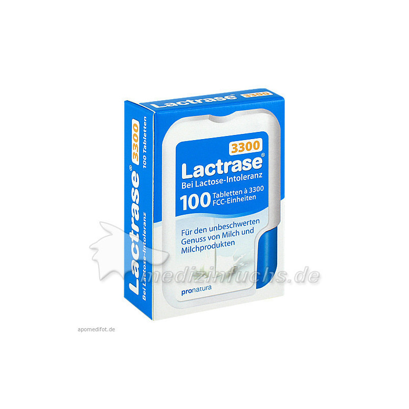 Lactrase 3300 FCC Tabletten im Klickspender, 100 ST – PZN 9545215