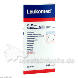 LEUKOMED STERILE PFLASTER 10x25 cm, 5 ST – PZN 1050721