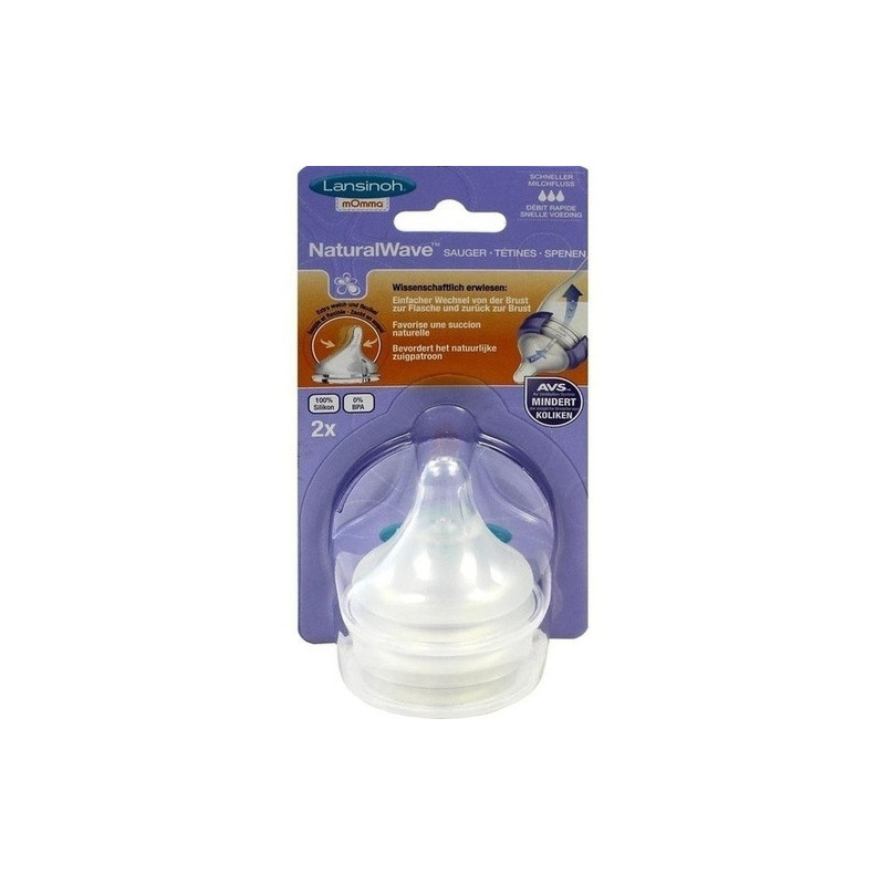 Lansinoh NaturalWave Sauger L, 2 ST – PZN 10272975