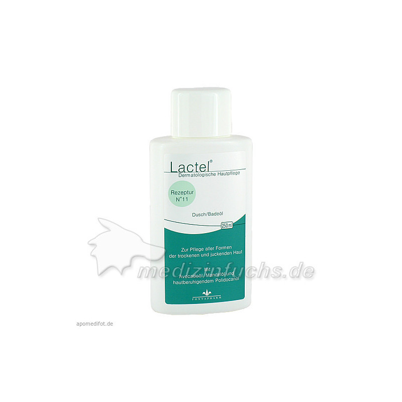 Lactel Nr.11 Dusch/Badeöl mit Mandelöl, 250 ML – PZN 3711871