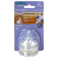 Lansinoh NaturalWave Sauger M, 2 ST – PZN 10272969