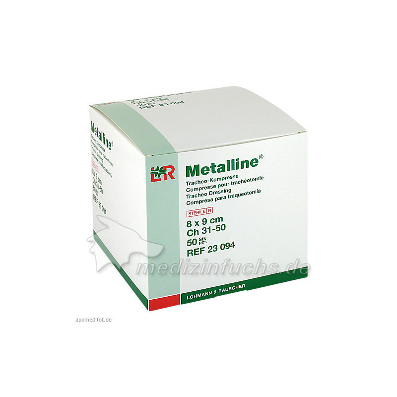 METALLINE TRACHEO 8X9, 50 ST – PZN 2072736