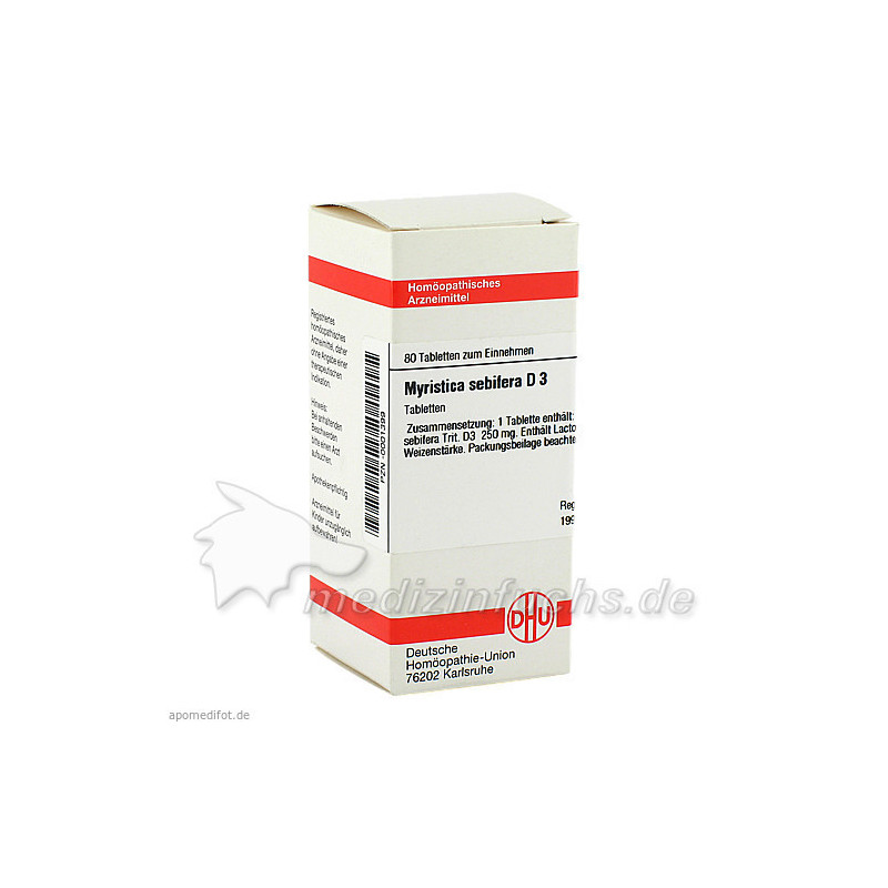 MYRISTICA SEBIFERA D 3, 80 ST – PZN 1399