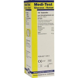 Medi-Test Glucose / Keton, 100 ST – PZN 6571293