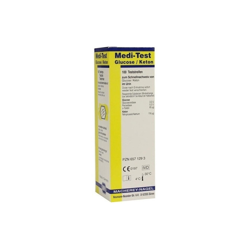Medi-Test Glucose / Keton, 100 ST – PZN 6571293