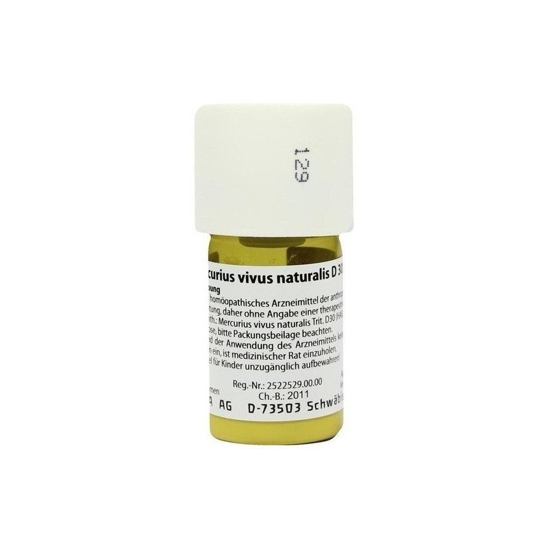 MERCURIUS VIVUS NATUR D30, 20 G – PZN 2595256