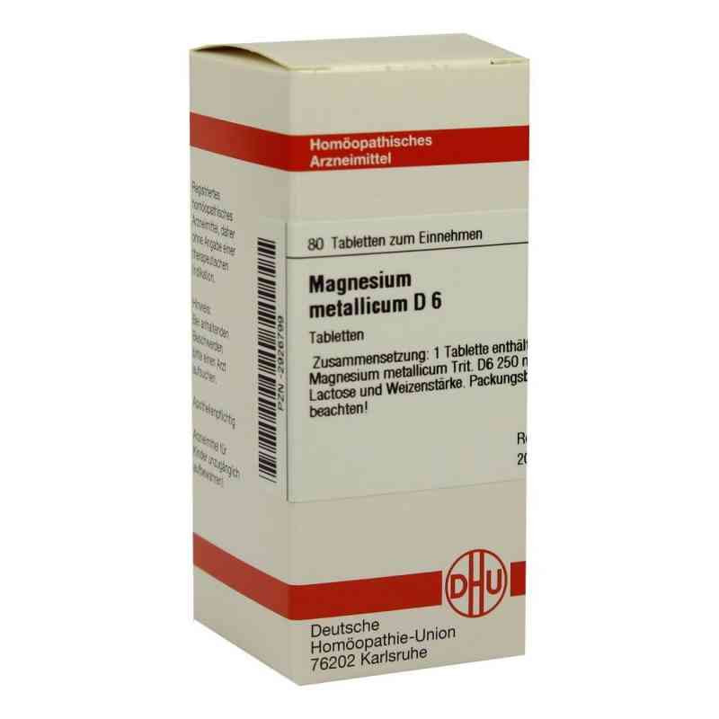 Magnesium Metallicum D 6 Tabletten (80 stk) – PZN 2926799