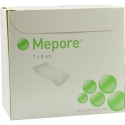 MEPORE WUNDVERBAND STERIL 7x8cm, 55 ST – PZN 2839847