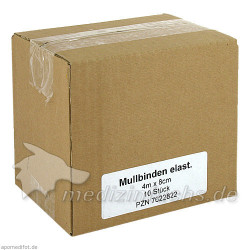 Mullbinden Elast 4mx8cm, 10 ST – PZN 7622822