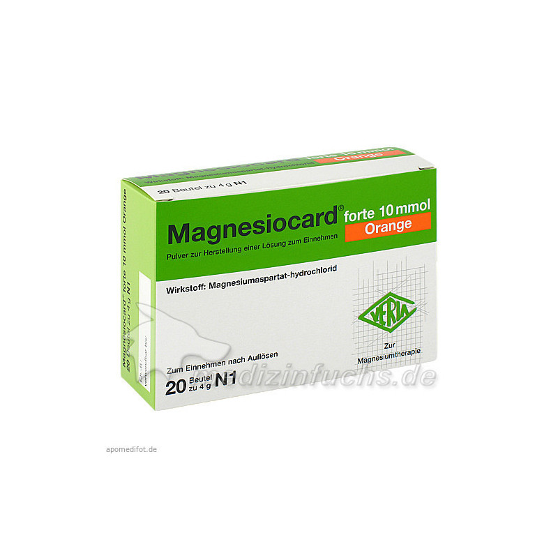 Magnesiocard forte 10 mmol Orange, 20 ST  – PZN 2470336