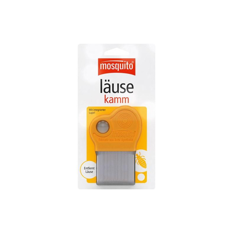 mosquito Nissenkamm Metall mit Lupe, 1 ST – PZN 1873902