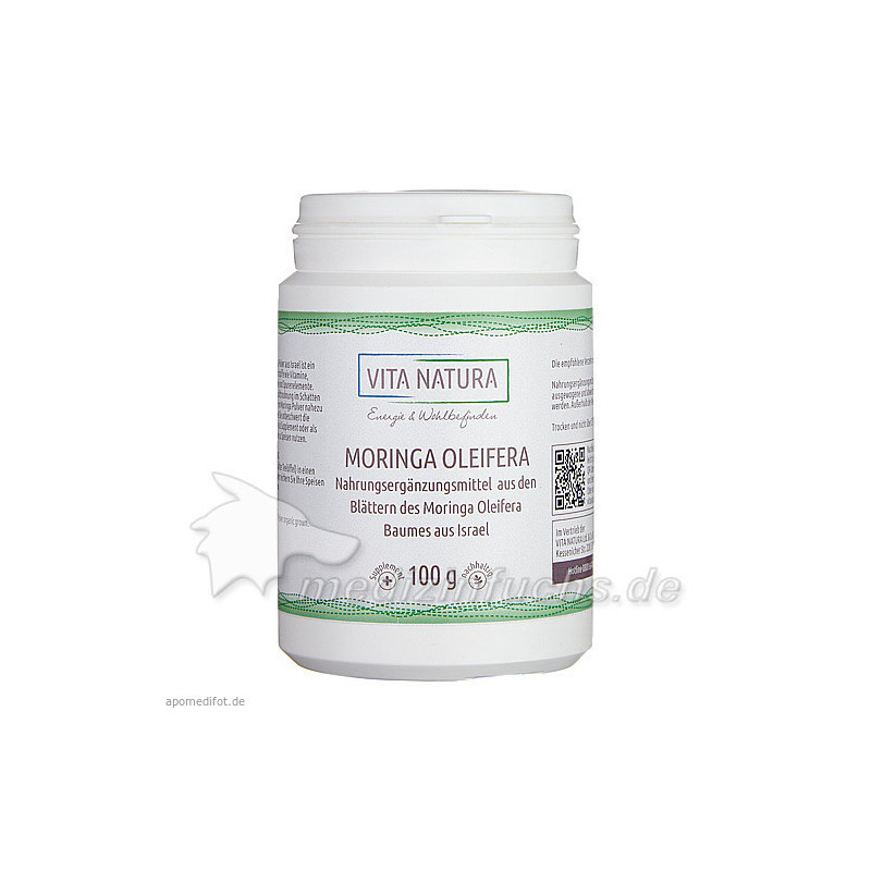 Moringa Oleifera Blattpulver, 100 G  – PZN 1569423