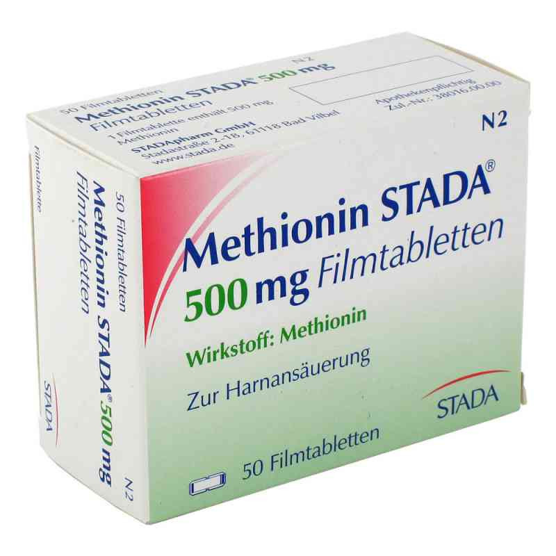 Methionin Stada 500 mg Filmtabletten (50 stk) – PZN 177508