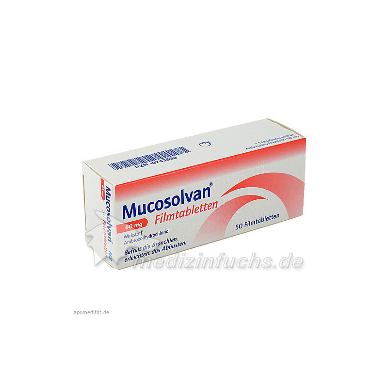 Mucosolvan Filmtabletten 60mg, 50 ST – PZN 743563