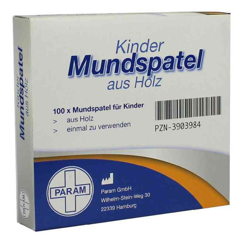 Mundspatel Holz für Kinder (100 stk) – PZN 3903984