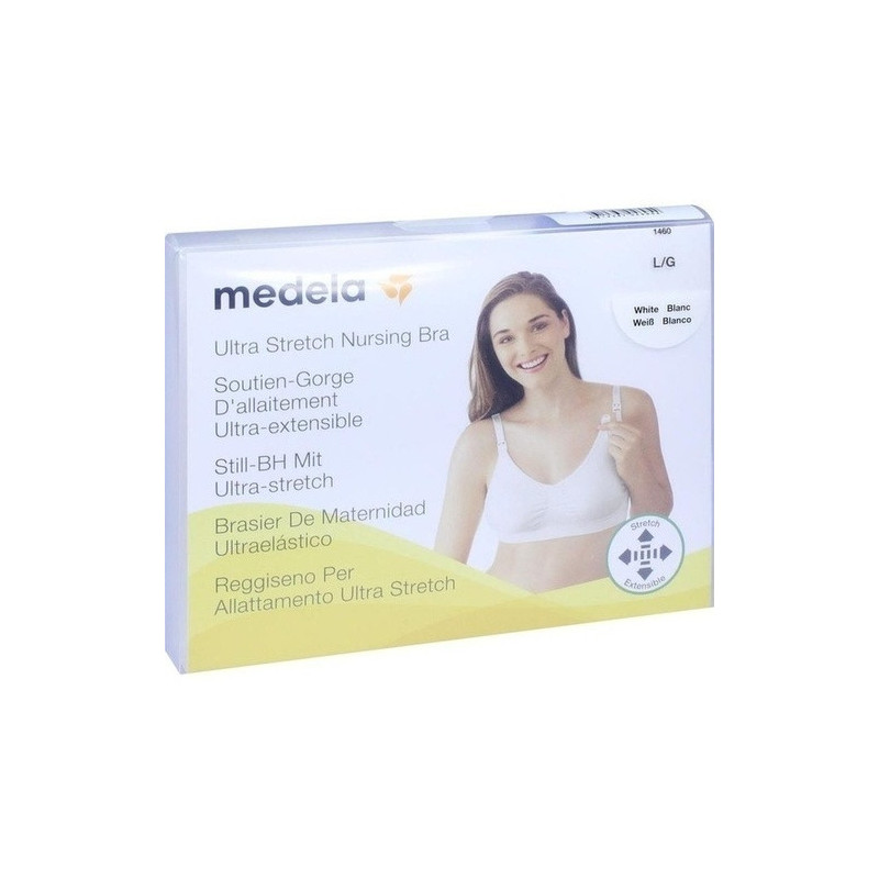 Medela Schwangerschafts- und Still BH L weiß, 1 ST – PZN 11592794