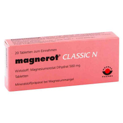 Magnerot Classic N Tabletten (20 stk) – PZN 151147