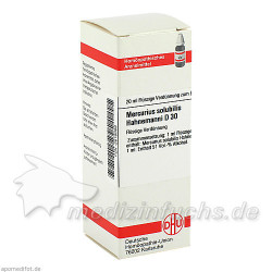 MERCURIUS SOLUB HAHNEM D30, 20 ML – PZN 2618069