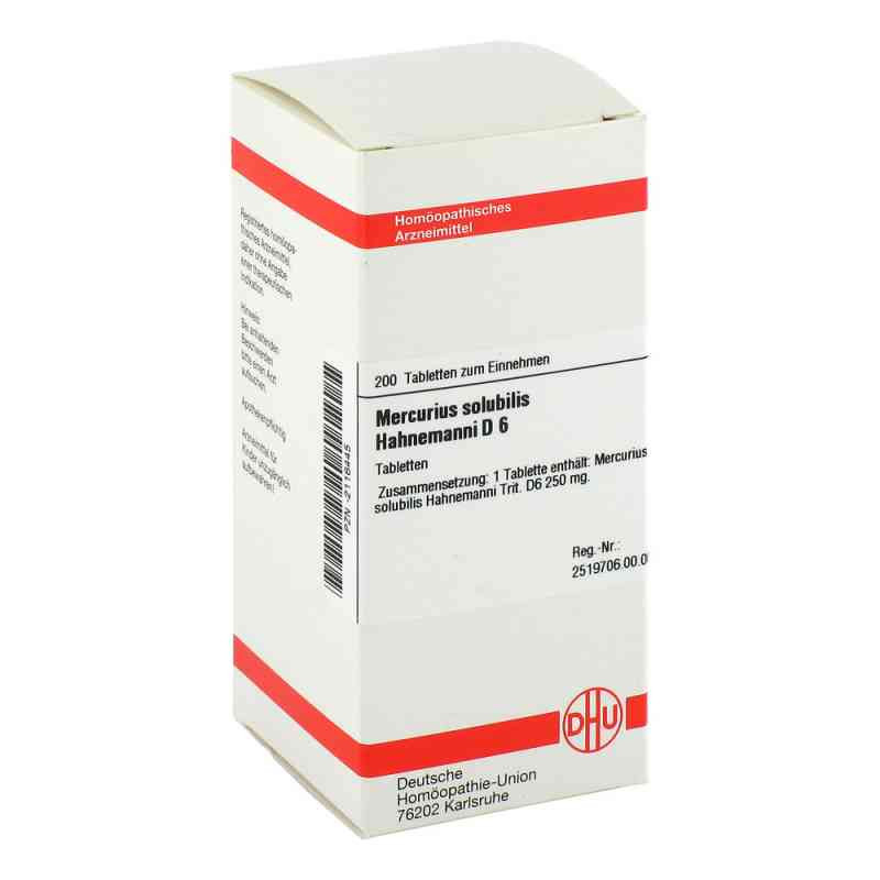 Mercurius Solub. D 6 Tabletten Hahnemann  (200 stk) – PZN 2116445