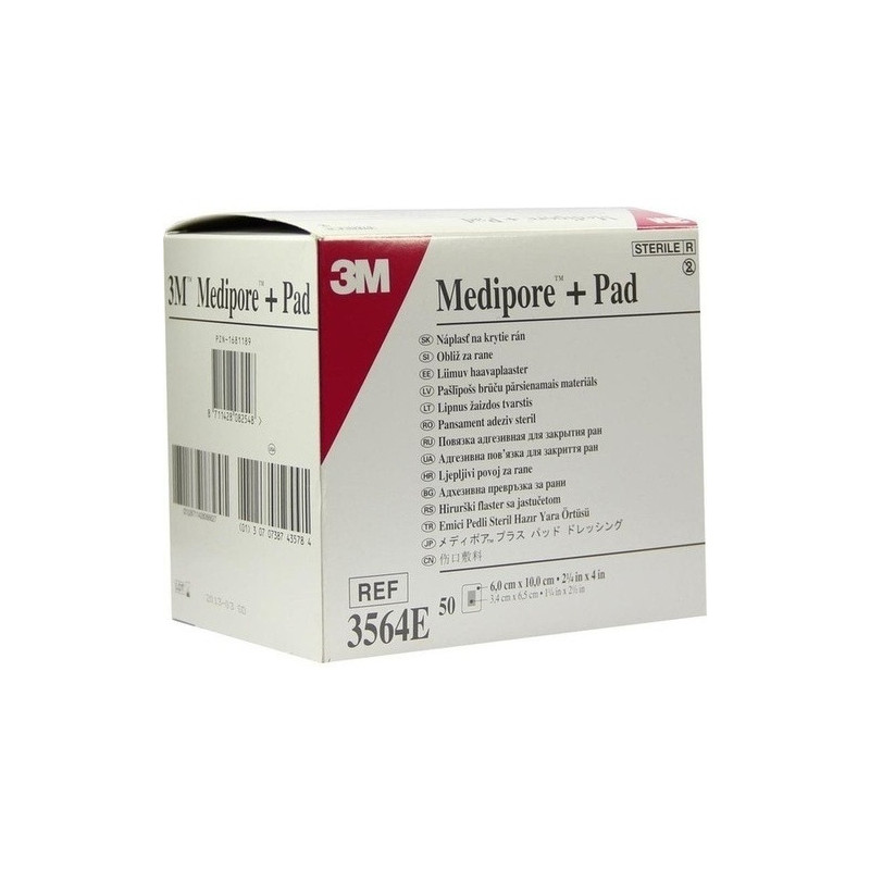 Medipore plus Pad steriler Wundverband 3564E, 50 ST – PZN 1681189