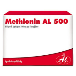 Methionin Al 500 Filmtabletten (50 stk) – PZN 1300721