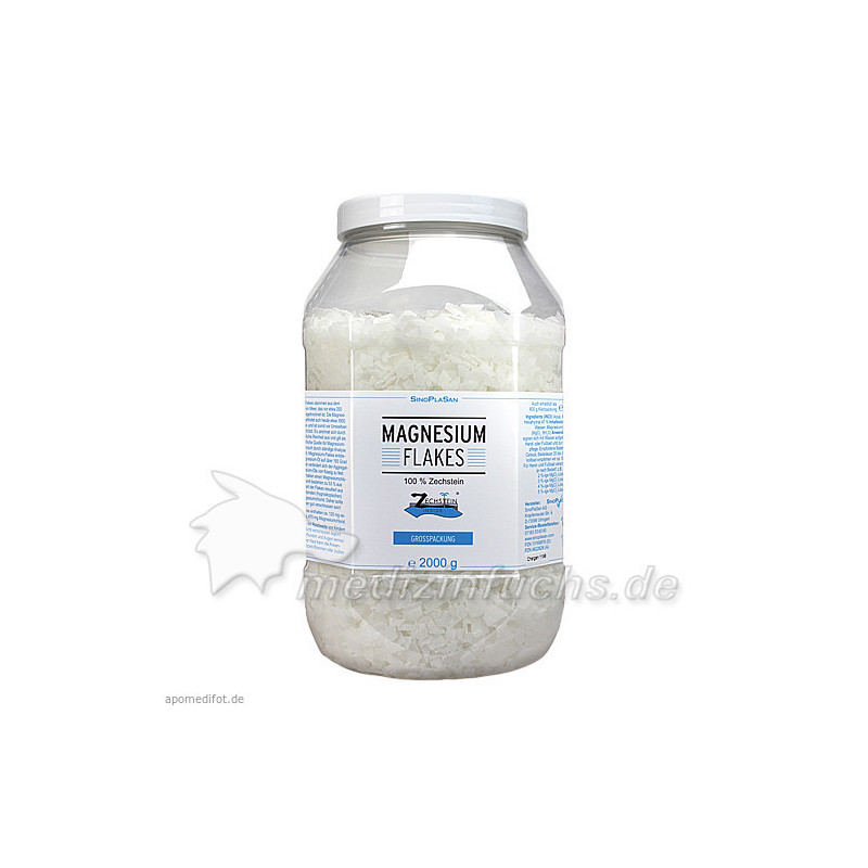 Magnesium-Flakes 100% Zechstein, 2000 G – PZN 13169976