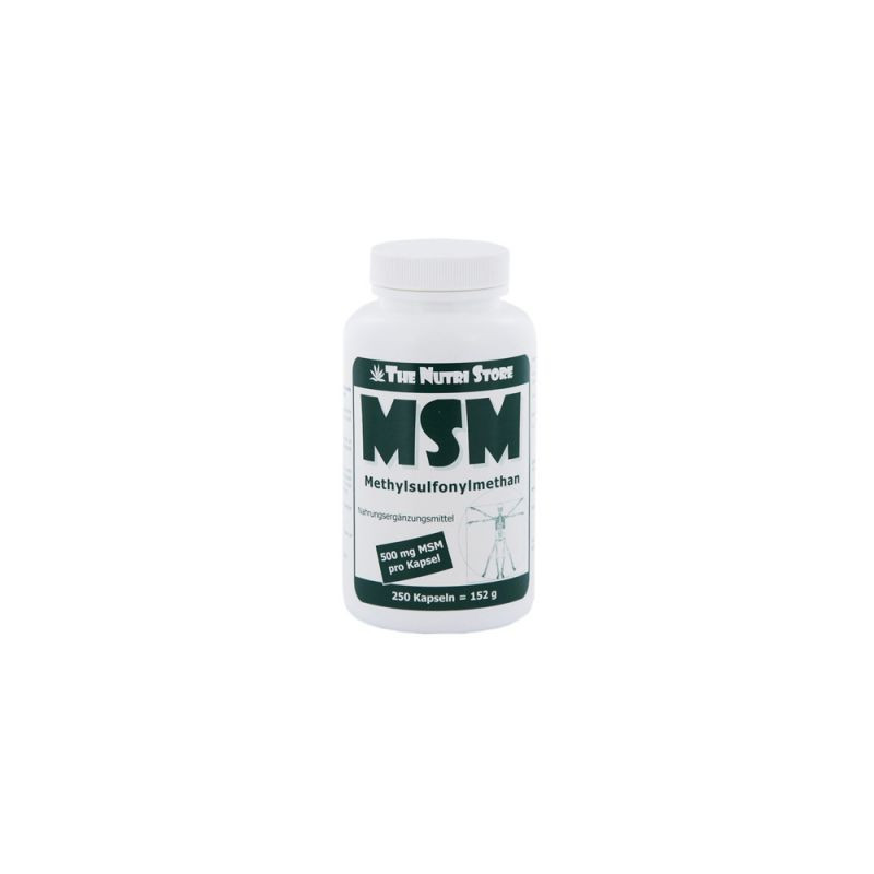 Msm 500 mg Methylsulfonylmethan Kapseln (250 stk) – PZN 5987815