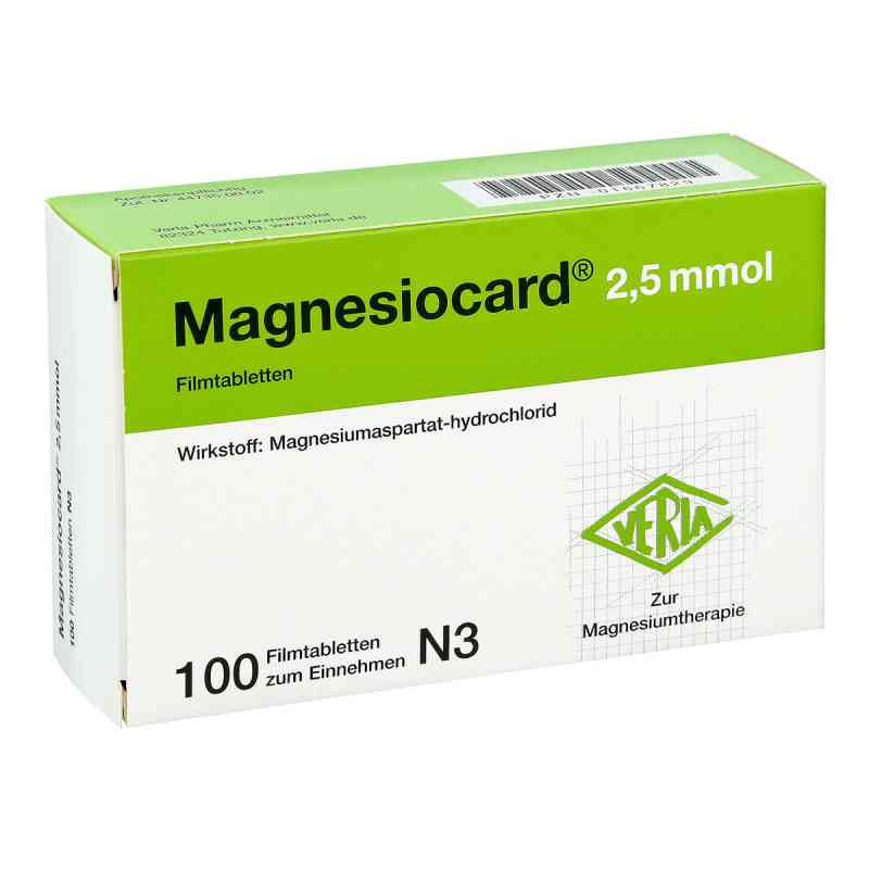 Magnesiocard 2,5 mmol Filmtabletten (100 stk) – PZN 1667829