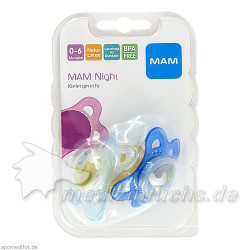 MAM Night Latex 0-6, 2 ST  – PZN 5498542